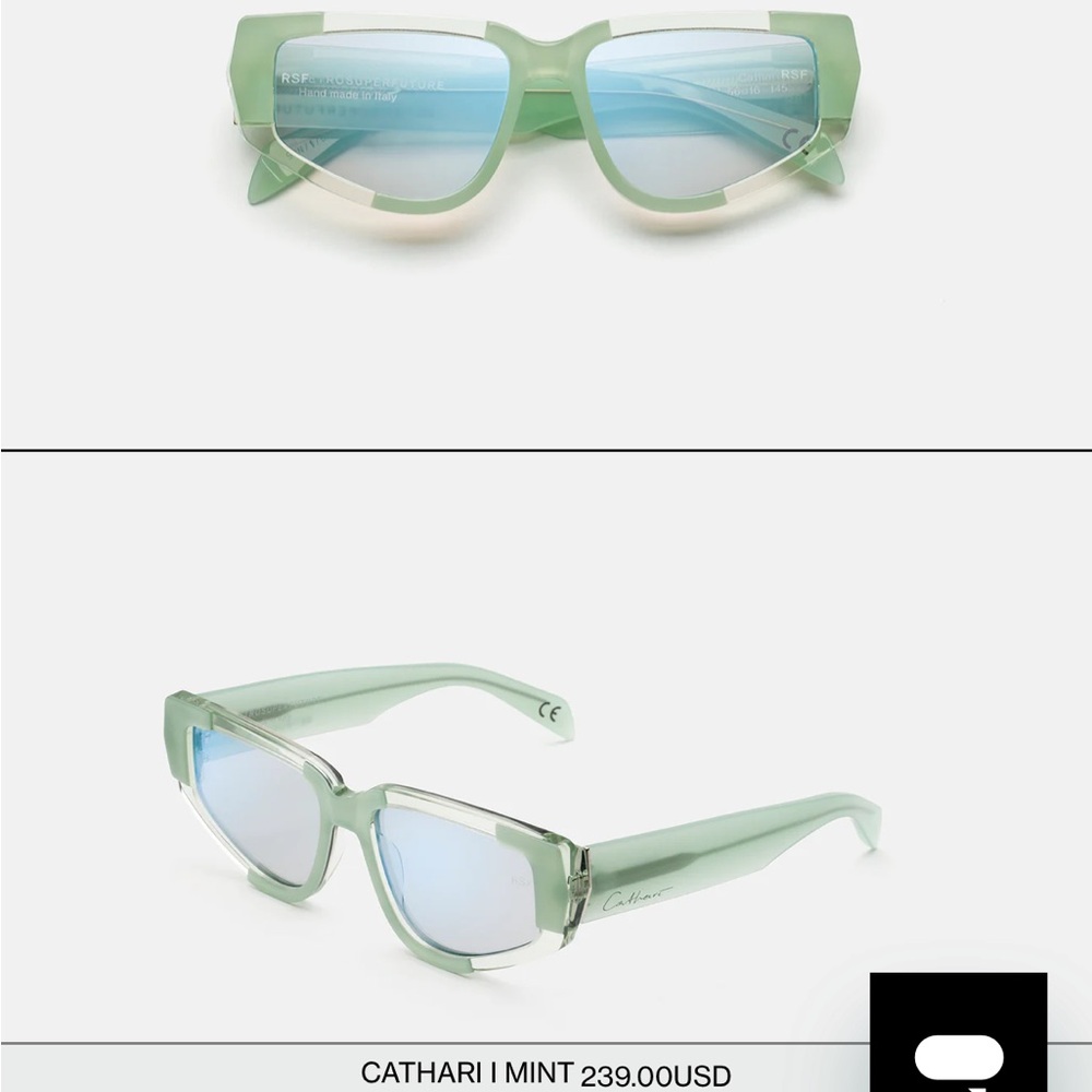 Retrosuperfuture Cathari Mint Sunglasses